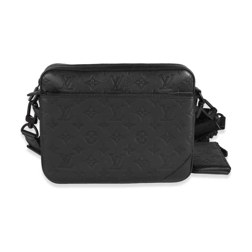 Louis Vuitton Noir Monogram Shadow Duo Messenger