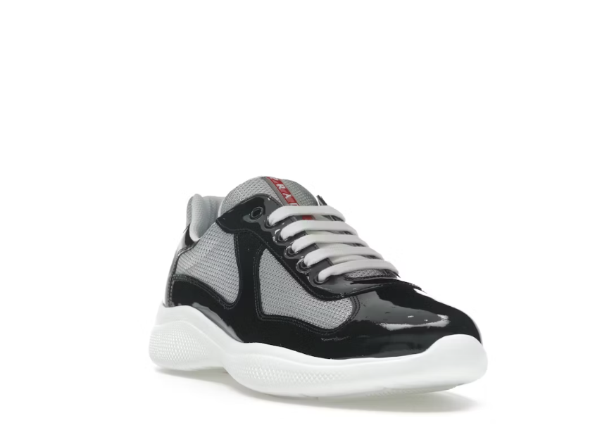 Prada America's Cup en cuir verni