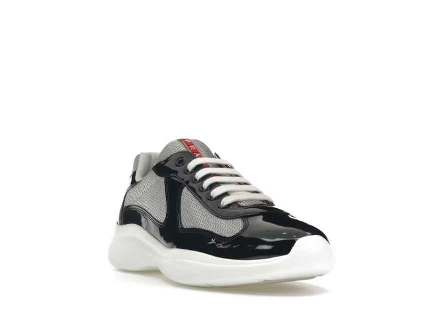 Prada America's Cup en cuir verni