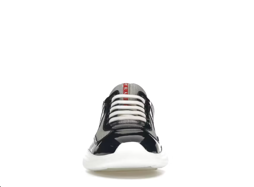 Prada America's Cup en cuir verni