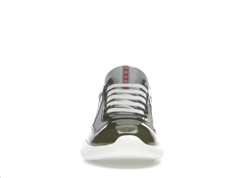 Prada America's Cup en cuir verni