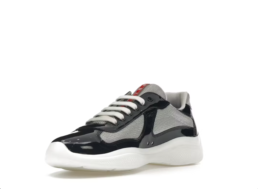 Prada America's Cup en cuir verni