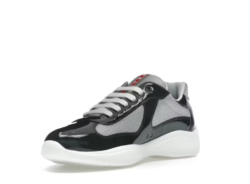 Prada America's Cup en cuir verni