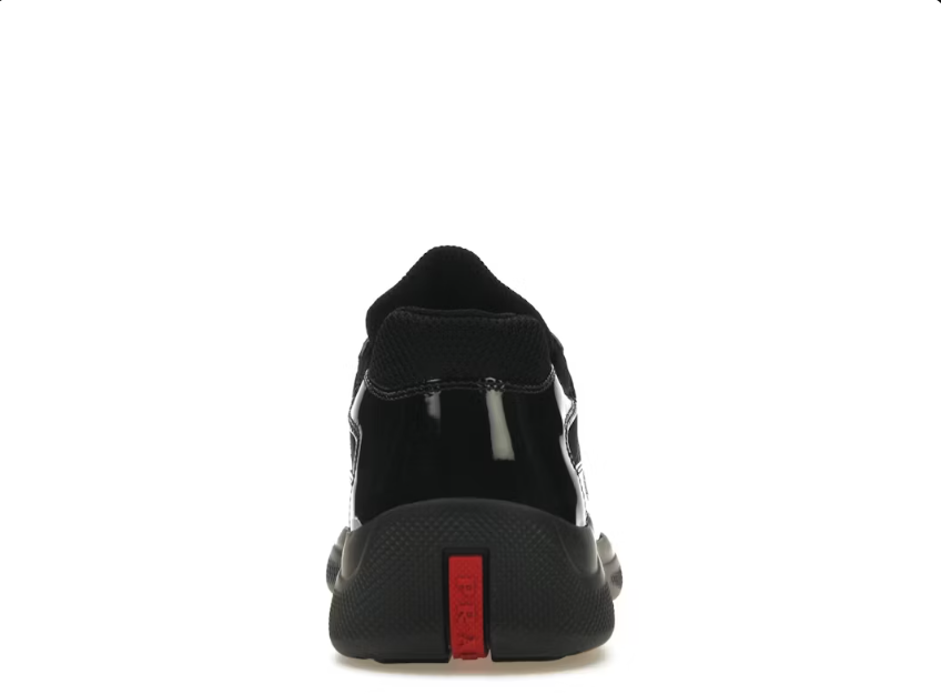 Prada America's Cup en cuir verni