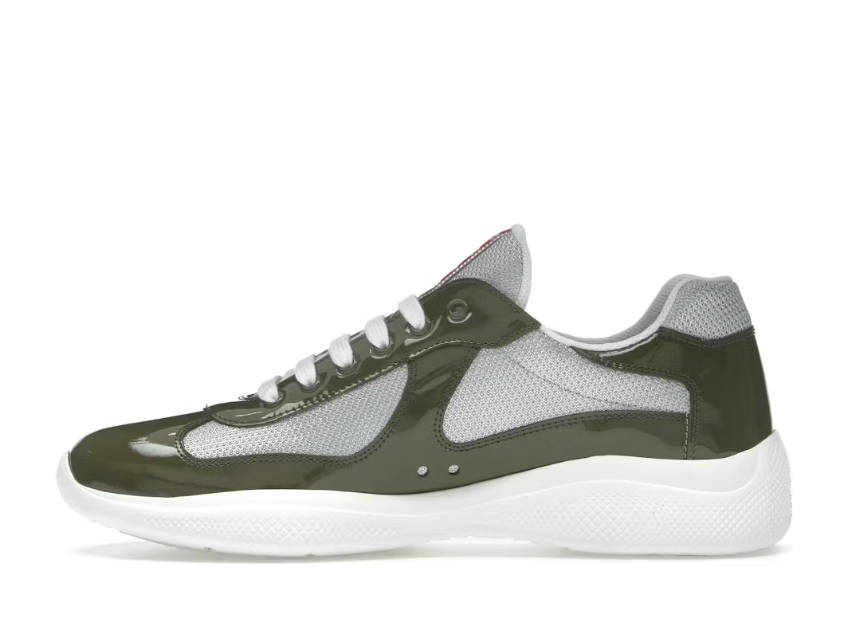Prada America's Cup en cuir verni