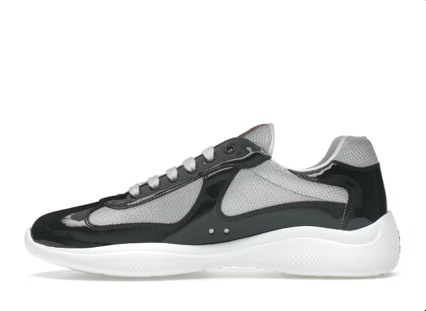 Prada America's Cup en cuir verni