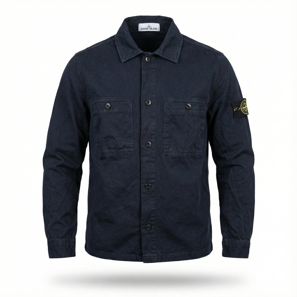 Stone Island Organic Panama Cotton Overshirt