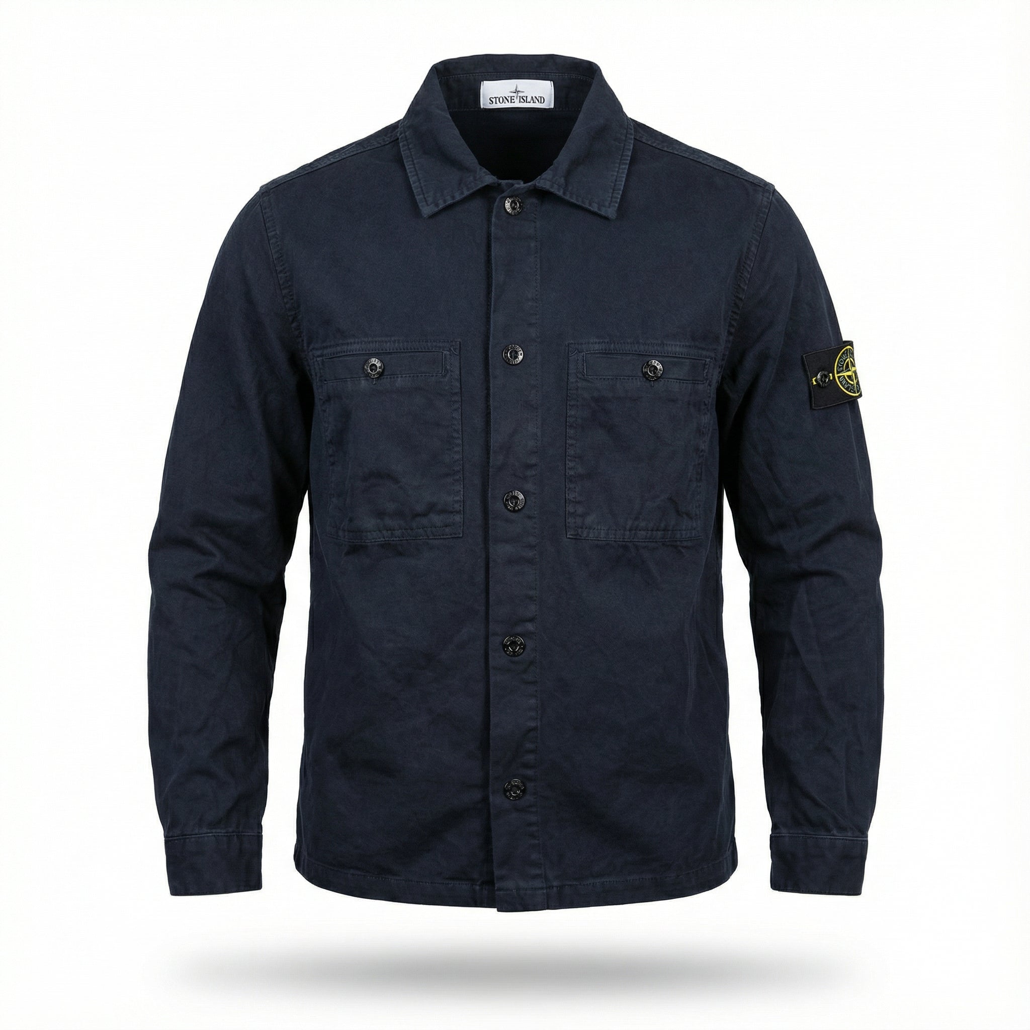 Stone Island Organic Panama Cotton Overshirt