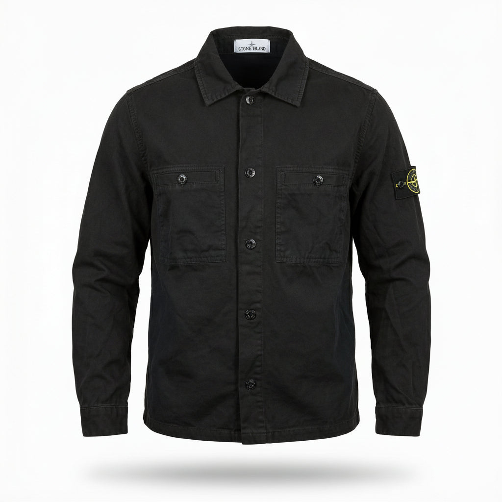 Stone Island Organic Panama Cotton Overshirt