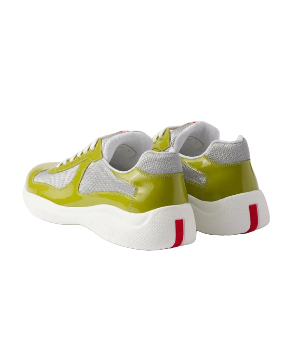 Prada America's Cup en cuir verni