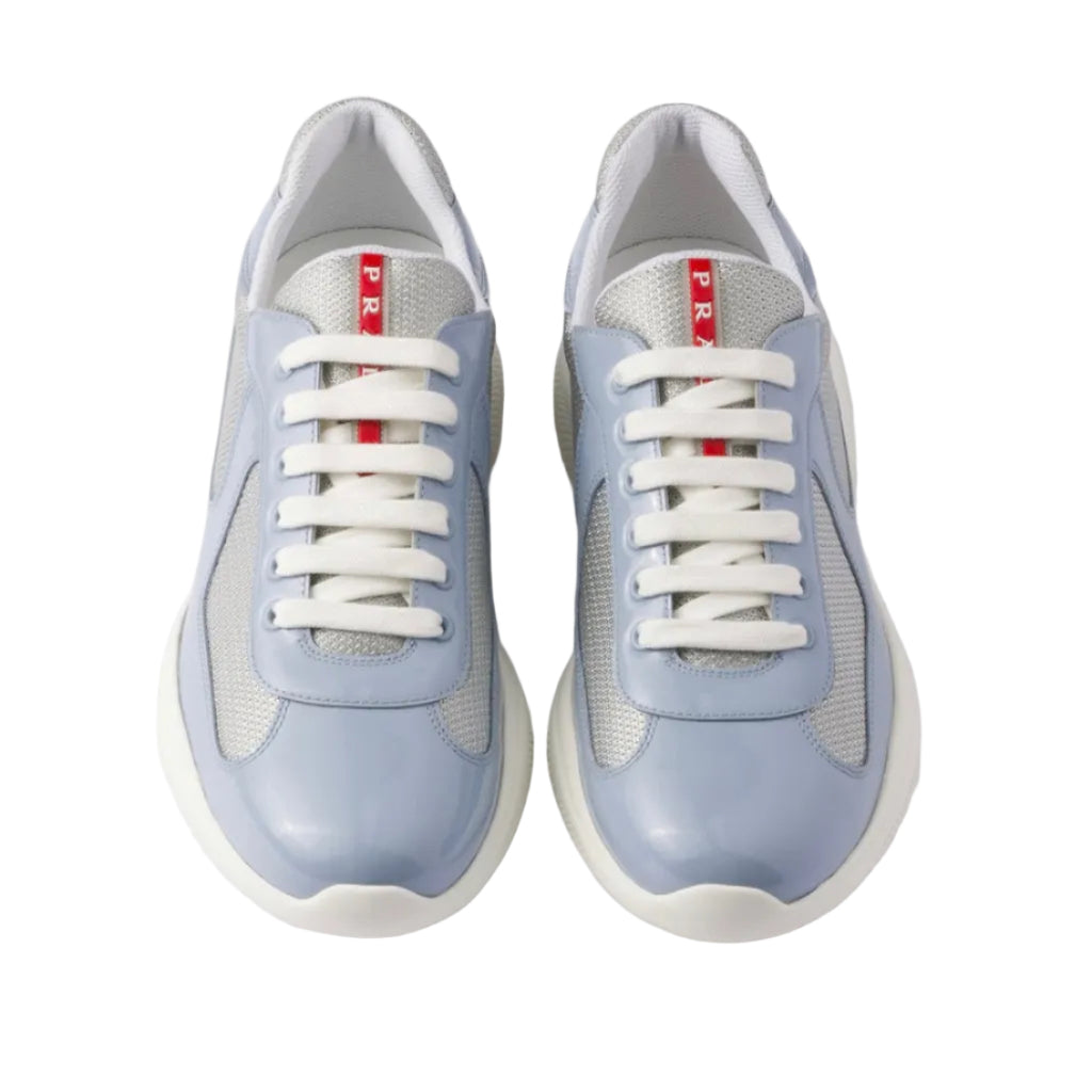 Prada America's Cup en cuir verni