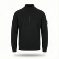 Stone Island Pull Demi-Zip en Laine